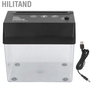 Hilitand Portable Paper Shredder  Mini 3 Position Sliding Switch for Office