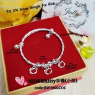 Bangle silver 925 for kids(纯银配件kitty手镯~小孩)gelang tangan untuk budak