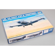 Trumpeter 1/48 02832 U.S. Navy F9F-2 Panther model kit.