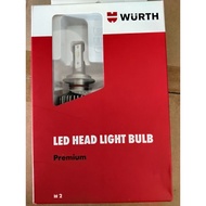 wurth LED H7 LIGHT bulb, 12V 6000K