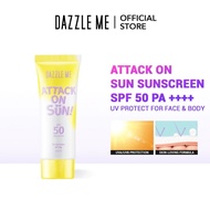 [BEST SELLER] DAZZLE ME Attack on Sun Sunscreen SPF 50+++
