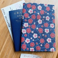 護照套 Passport Holder 護照夾 護照收納 紅白小櫻花款