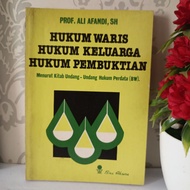 ORIGINAL BOOK - WIRIS LAW, FAMILY LAW, EVIDENCE LAW, ACCORDING TO CIVIL LAW BOOK (BW) by Ali Afandi