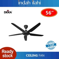 Deka 5 Blade Ceiling Fan DC Inverter with Remote Control 56” SCX56PRO (MB)