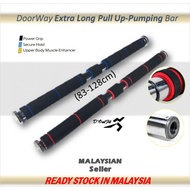 Power Doorway Extra long Pull Up Bar 83-128cm Chin Up Back Training Gym Fitness Sport Senaman Sukan