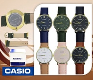 (พร้อมกล่อง) CASIO นาฬิกาข้อมือ กันน้ำ นาฬิกาคาสิโอ้ สายหนัง นาฬิกาผู้หญิง ควอตซ์หญิง นาฬิกาแฟชั่น นาฬิกาCASIO RC624