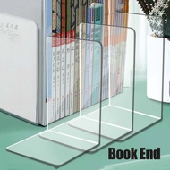 New Book End Desk Organizer Books Stand Desktop Bookshelf Simple Stationery Holder Office File Rack