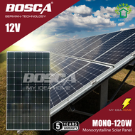 BOSCA 5 Year Warranty 120W Solar Panel Mono 120 Watt 12 Volt Pv Solar Module Solar Cell Panel COD