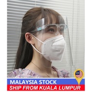 ( Ready Stock )Safety Face Shield Anti-Fog Frame+Transparent Shield Full Newest Suitable for kids and adult