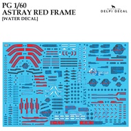 [DELPI DECAL] 104  PG 1/60 ASTRAY RED FRAME GUDAM WATER SLIDE DECAL