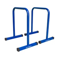 Parallettes Dip Dual Beam 83cm high, Pocorrys PADS-04, blue