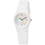 CITIZEN Q&amp;Q VS21-001  Citizen Q &amp; Watch Analog Waterproof Urethane Belt Ladies White Multicolor