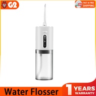 G2E Dental Flosses & Sticks 300ML water flosser 3 nozzles 3 levels IPX7 waterproof portable teeth cl