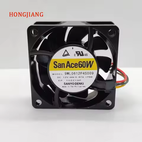 9WL0612P4S001 9WL0612P4S009 SANYO fan SAN ACE60W DC12V Tachometer PWM Cooling fan