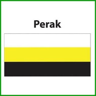 Perak Flag 3x6ft, Bendera Perak 3x6ft, Polyester