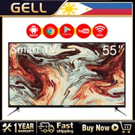 TV Smart TV Sale GELL 55 INCH/60INCH SMART TV FHD LED TV SALE Android Youtube Netflix Frameless Ultra-slim