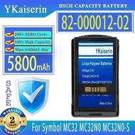 Barcode Scanning Device Battery 82-000012-02 5800Mah For Symbol MC32 MC32N0 MC32N0-S MC32N0-G Scanne