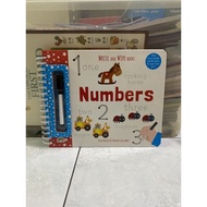 Write and wipe books - numbers bbw books children's books
