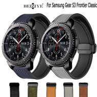 Silicone watch strap, foldable magnetic buckle for Samsung Gear S3 Frontier Classic