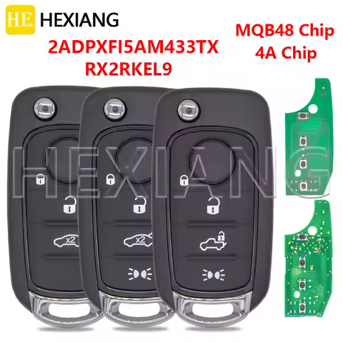 HE FI5FM433TX 4A Original 433MHz PCB MQB48 Flip SIP22 Car Remote Control Key 2ADPXFI5AM433TX For Fia