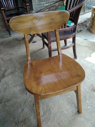 kursi cafe minimalis kayu model propan