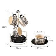 Ceramic coffee cup saucer suit afternoon cup