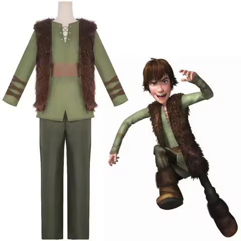 Hiccup Horrendous Haddock III Cosplay Costumes Movie Character Halloween Party Costumes Performance 