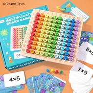 [prosperityus] Kids Montessori Educational Wooden Toys Baby Math Toys 99 Multiplication Table Math A