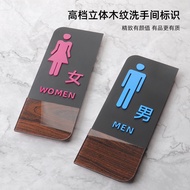 Daily New Arrival/Men Women Toilet House Sign Toilet Sign Acrylic WC Creative Reminder Sign Toilet S
