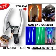 R15 head light acc with signal