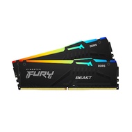 RAM PC Kingston FURY Beast RGB 16GB (2 x 8GB) DDR5 5200MHz