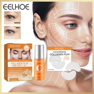 Eelhoe Collagen Film Mist Set Anti Wrinkle Lifting Firming Mask With Vitamin C Spray Moisturizing Face Beauty Cosmetic Fades Eye Circle Facial High-Protein Collagen Film Water-Soluble Mask Fades Dark Circles Eye Bags Eye Mask Light Fine Lines Lifting