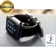 Genuine Black Goat Leather Watch Strap - Real Cow Leather - R A CLASSIC 1997 CASIO AE1200 / SEIKO5.