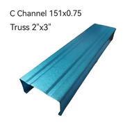 C Channel 151x0.75mm 2meter 6.5ft