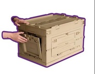 Foldable Storage Box 50L 野餐 露營 收納箱 (Sand/ Green/ White)