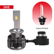 2PCS D-Series LED Headlight 1:1 Match Original Bulb D1S D2S D3S D4S D5S D8S Canbus Super Bright Plug
