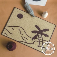 [Add Helper] Tik Tok IG Wen Qingfeng American Trend Wear-Resistant Anti-Slip Silk Ring Floor Mat Cut