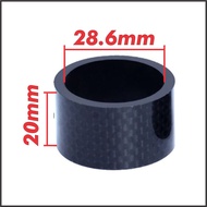5 Sizes 2pcs Carbon Headset Spacer Bicycle Cycling MTB RB Spacer Basikal Mountain bike Road Bike