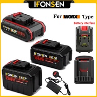 IFONSEN 2988VF For Worx Lithium Li-ion Battery Cordless Drill Battary Reciprocating Saw Rechargeable