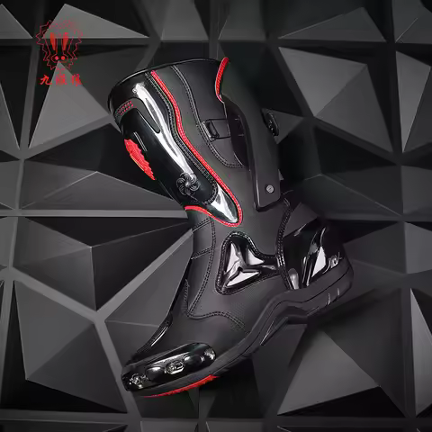 Men Motorcycle Boots Anti-slip Moto Racing Motocross Off-Road Motorbike Motocross MTB Dirt Bike Boot