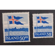 Iceland , 1958 Flag of Iceland,  MINT, COMPLETE SET