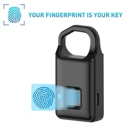 Electronic Padlock Fingerprint Lock Smart Lock Home Luggage Dormitory Locker Warehouse Door Lock Waterproof