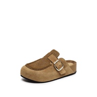 Staccato Womens Birkenstocks Mules รองเท้าแตะผู้หญิง ส้นตึก EG102
