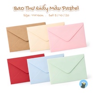 Pastel Paper Envelopes 10.7x15.7cm | Set 5 / 10 / 20 | Letter Envelopes – Cards – Wishes