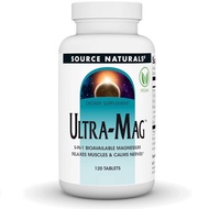 🔥[READY STOCKS]🔥 Source Naturals, Ultra-Mag Ultra Magnesium 420mg, 120 Tablets, 100% Vegetarian