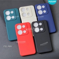Itel P65 Softcase Macaron Square Plain Case Itel P65