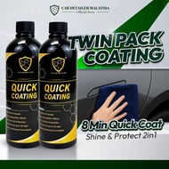 【CP CAR Detailer】Quick Coating Twin Pack Spray Coating Car Nano Coating Car Coating Ceramic Coating