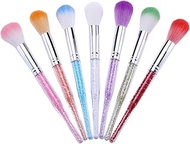 7 Pieces Soft Nail Art Dust Remover Powder Brush Cleaner for Acrylic and Makeup Powder Blush Brushes