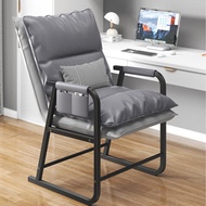 KUMALL เก้าอี้ ผิวสัมผัสคล้ายหนัง Leathaire Fiber เก้าอี้คอมพิวเตอร์ พนักพิงเก้าอี้ปรับได้ 5 ระดับ เ