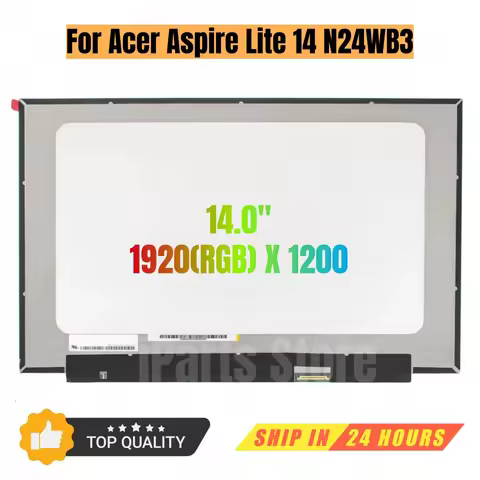 iParts Replacement New Display for Acer Aspire Lite 14 N24WB3 14.0 Inch 60Hz 30 Pin WUXGA Laptop LED